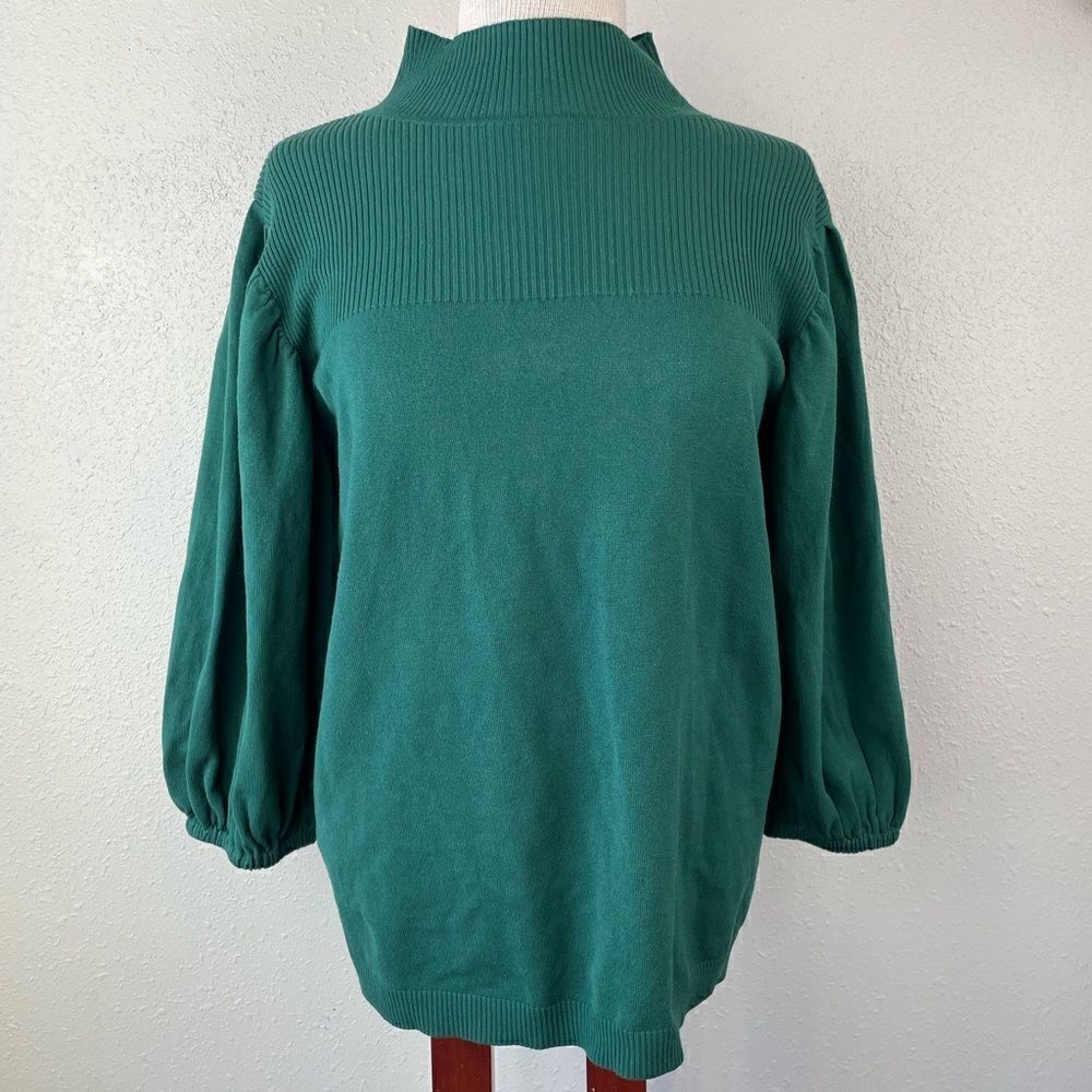 NWTâAlfani WomensâGreenâ3/4âSleeveâSweaterâSizeâL